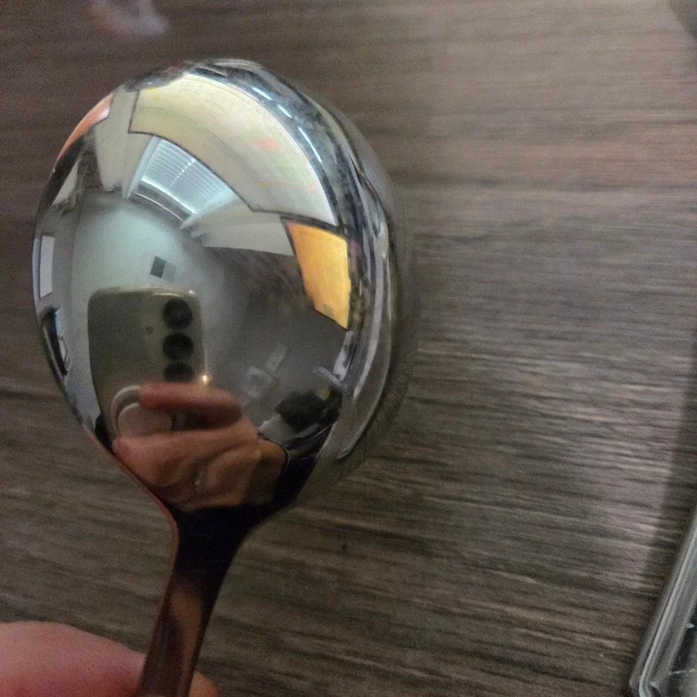 Wallace Casino 18/10 China Soup Spoons Set of 3 Silver‎ Tone Stainless Steel
